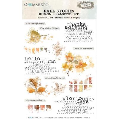 49 And Market Toddler Time - Fall Stories Rub-On Transfers
